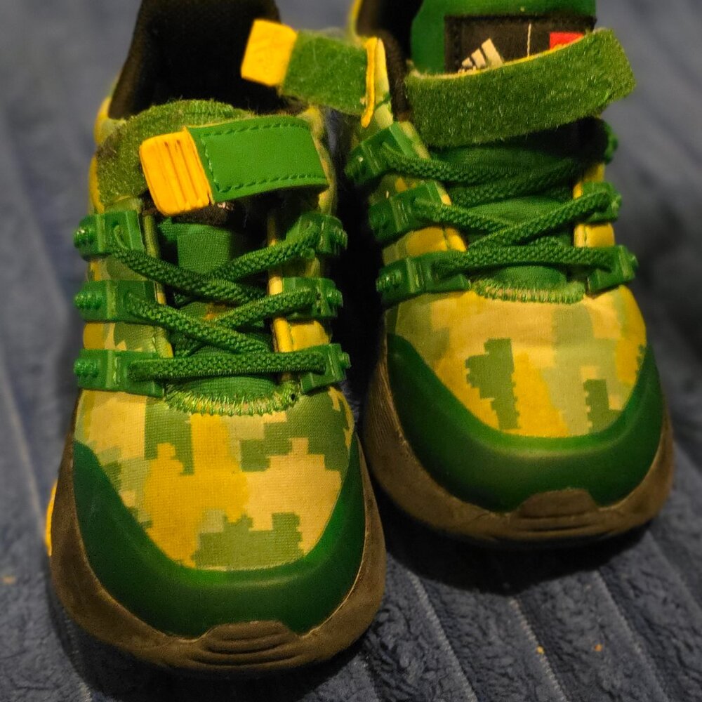 Adidas X Lego Racer TR 21 Elastic Lace and Top Strap Kids Shoes HQ1325